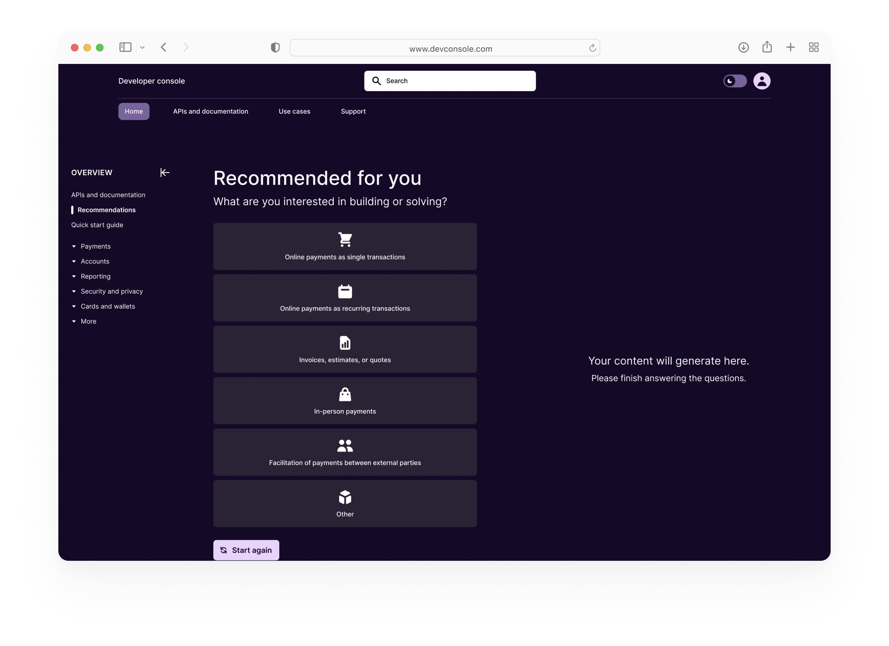 dev-portal-homescreen